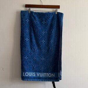 Louis Vuitton Deep Blue Monogram Towel
